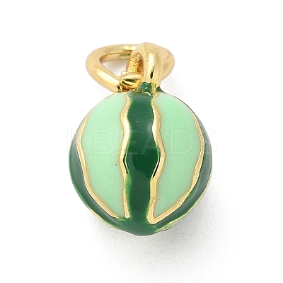 Brass Enamel Pendants KK-S511-01A-G-1