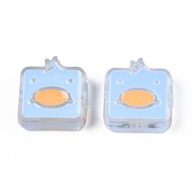 Transparent Acrylic Beads ACRC-S039-09-1