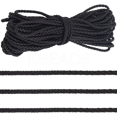 10M Round Imitation Leather Braided Cord WL-GF0001-32B-05-1