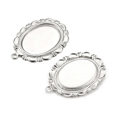 Non-Tarnish 304 Stainless Steel Pendant Cabochon Settings LS-X-STAS-I167-03P-1