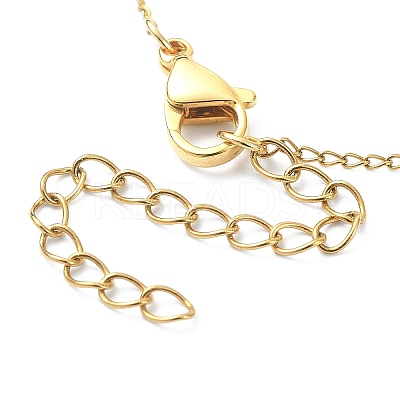 Glass Pearl Beaded Chain Anklet with Curb Chains AJEW-AN00542-1