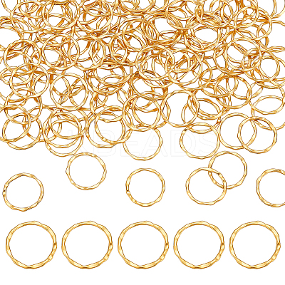 250pcs Tibetan Style Alloy Linking Rings FIND-PH0025-01AG-1