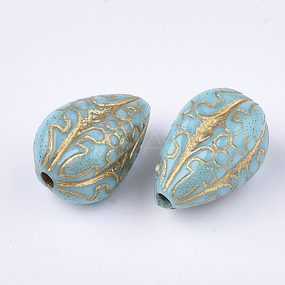 Plating Acrylic Beads LS-X-PACR-T008-07B-1
