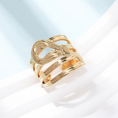 304 Stainless Steel Cuff Open Rings RJEW-H266-05B-G-1