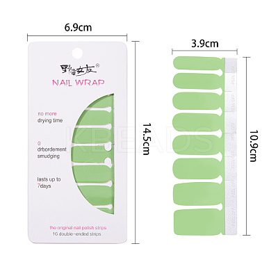 Solid Color Full Cover Best Nail Stickers MRMJ-T039-01-M-1