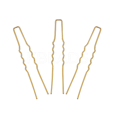 Hair Accessories Iron Hair Forks Findings OHAR-TAC0002-01G-1