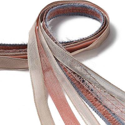 18 Yards 6 Styles Polyester Ribbon SRIB-C001-C01-1