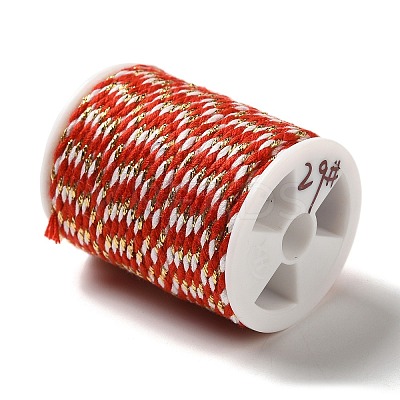 4-Ply Polycotton Cord with Metallic Thread OCOR-Z003-D104-1