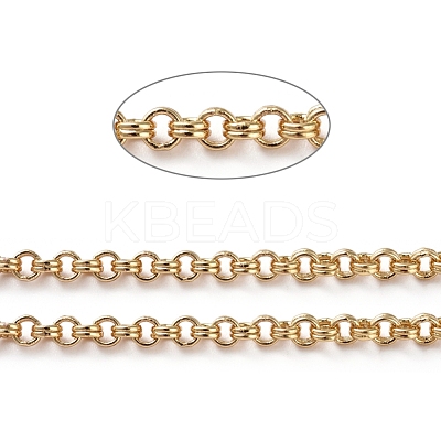 Soldered Brass Rolo Chains CHC-G005-22G-1