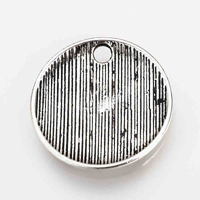 Tibetan Style Alloy Pendants TIBEP-Q078-21AS-RS-1