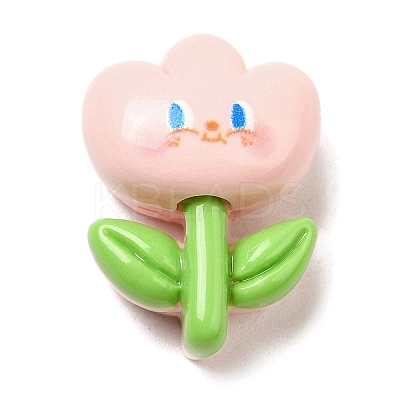 Cartoon Opaque Resin Cabochons RESI-I055-03H-1