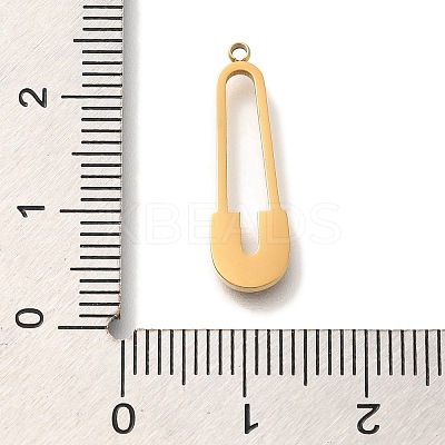 Ion Plating(IP) 304 Stainless Steel Enamel Pendants STAS-P371-073G-1