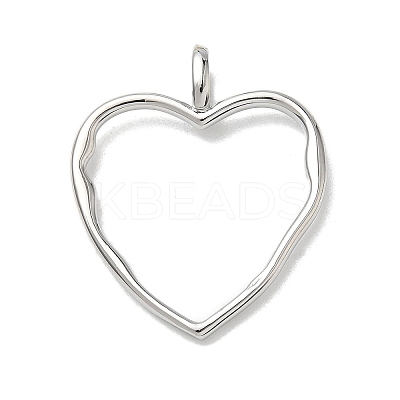 Valentine's Day Brass Pendants KK-E796-10P-1