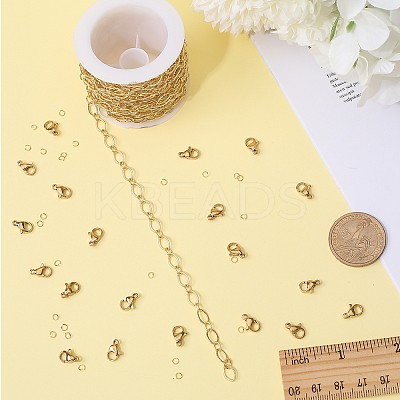 DIY Chain Bracelet Necklace Making Kit DIY-BBC0001-30-1