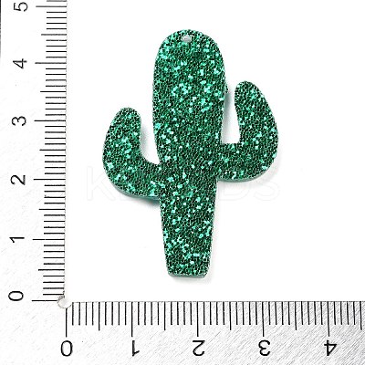 Christmas Theme Acrylic Pendants OACR-A034-01H-1