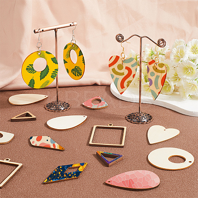 DIY Earring Jewelry Making Kit DIY-SP0004-34-1