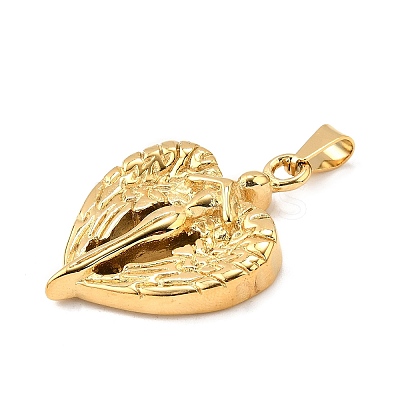 Goddess with Wing 304 Stainless Steel Pendants STAS-M121-04G-1