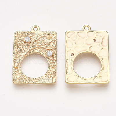 Brass Pendants KK-T038-567G-NF-1
