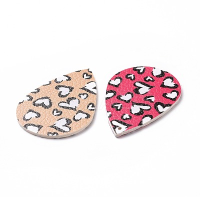 PU Leather Big Pendants FIND-S311-003-1