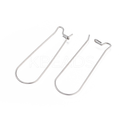 Tarnish Resistant 304 Stainless Steel Hoop Earring Finding STAS-E464-05P-1