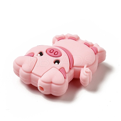 Food Grade Eco-Friendly Silicone Focal Beads SIL-H002-04A-1