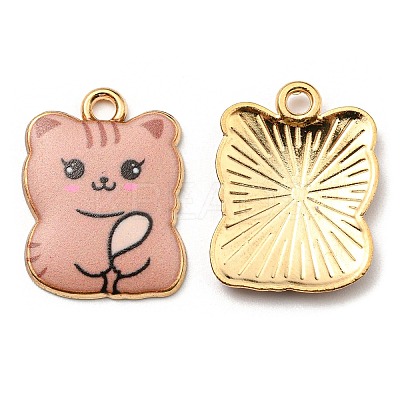 Printed Alloy Pendants ENAM-L042-07G-04-1