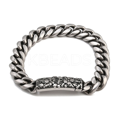 316 Surgical Stainless Steel Link Bracelets BJEW-C125-16-1