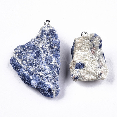 Natural Sodalite Pendants G-N332-022-05-1