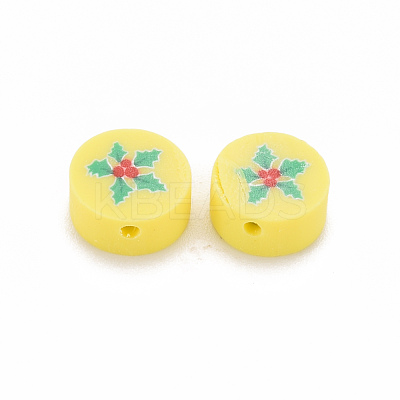 Handmade Polymer Clay Beads X-CLAY-N011-003-1