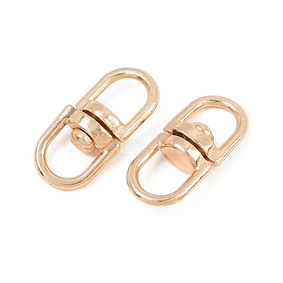 Alloy Double Eye Swivel Clasps FIND-C091-01G-1