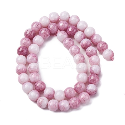 Ombre Effect Dyed Glass Beads Strands X-GLAA-T031-01O-11-1