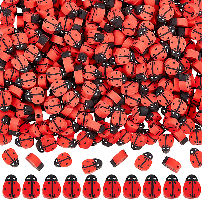 300Pcs Handmade Polymer Clay Bead CLAY-PA0001-45-1