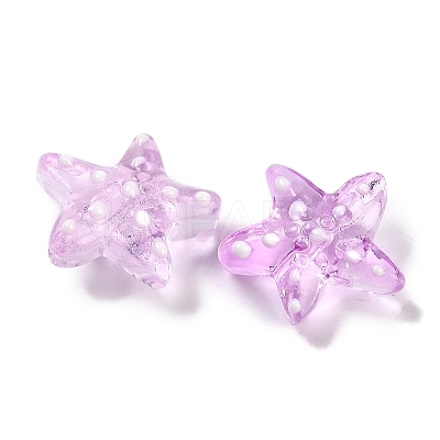 Handmade Lampwork Beads Strands LAMP-I027-09E-1
