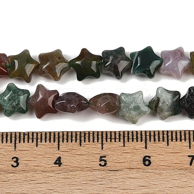 Natural Indian Agate Beads Strands G-Z080-A17-8mm-1
