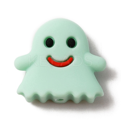 Food Grade Eco-Friendly Silicone Beads LS-SIL-WH0002-34C-1