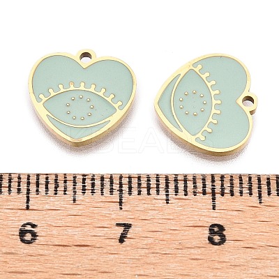 Ion Plating(IP) 316L Surgical Stainless Steel Charms STAS-D035-07G-03-1