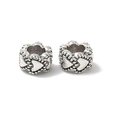 Alloy European Beads PALLOY-S079-076AS-1