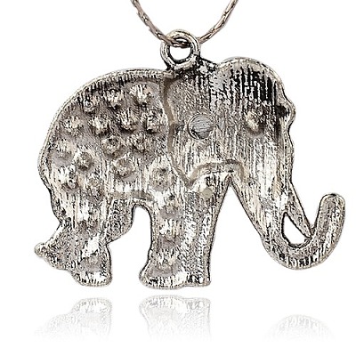 Tibetan Style Alloy Rhinestone Big Pendants ALRI-L048-05AS-1