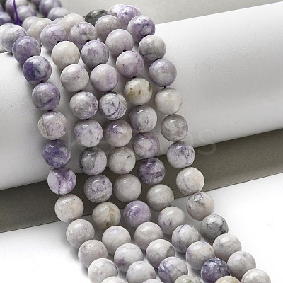 Natural Purple Turquoise Beads Strands G-L595-C04-02-1