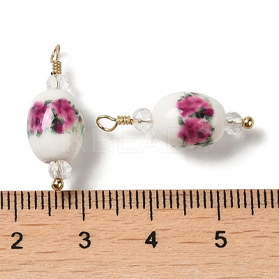 Handmade Porcelain Pendants X1-KK-P242-19G-01-1