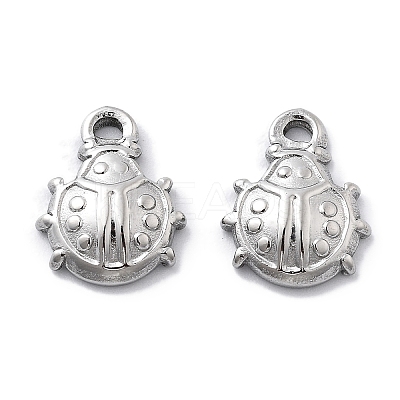 Anti-Tarnish 304 Stainless Steel Charms STAS-R130-15P-1