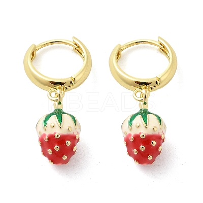 Brass Hoop Earrings EJEW-S251-04E-G-1