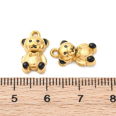 304 Stainless Steel Enamel Pendants STAS-B085-35G-01-1