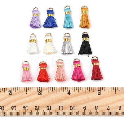 20Pcs Handmade Polycotton(Polyester Cotton) Tassel Decorations FIND-FS0003-27M-1