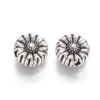 Tibetan Style Alloy Flower Beads LS-TIBEP-GC190-AS-NR-1