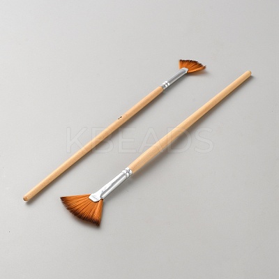 5Pcs 5 Styles Sector Fan Painting Brush AJEW-WH20022-76-1