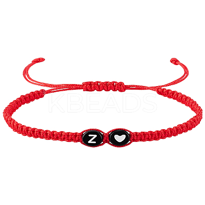 1Pc Adjustable Nylon Cord Braided Bracelets for Women Men BJEW-LP0001-31B-Z-1