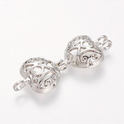Alloy Locket Pendants PALLOY-S094-43P-1