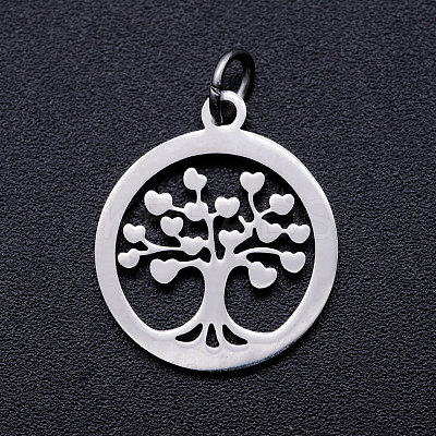 Non-Tarnish 304 Stainless Steel Pendants STAS-T046-JA350-1A-1