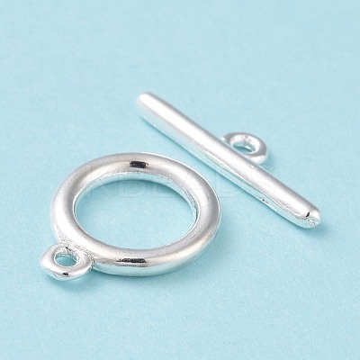 Eco-friendly Brass Toggle Clasps KK-D082-14S-1